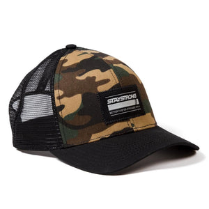 Stay Strong Camo Patch Mesh Cap - Camo