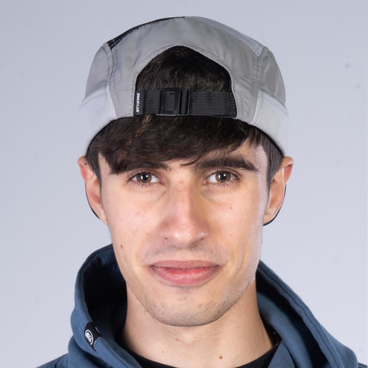 Stay Strong Faster 6 Panel Cap - Grey