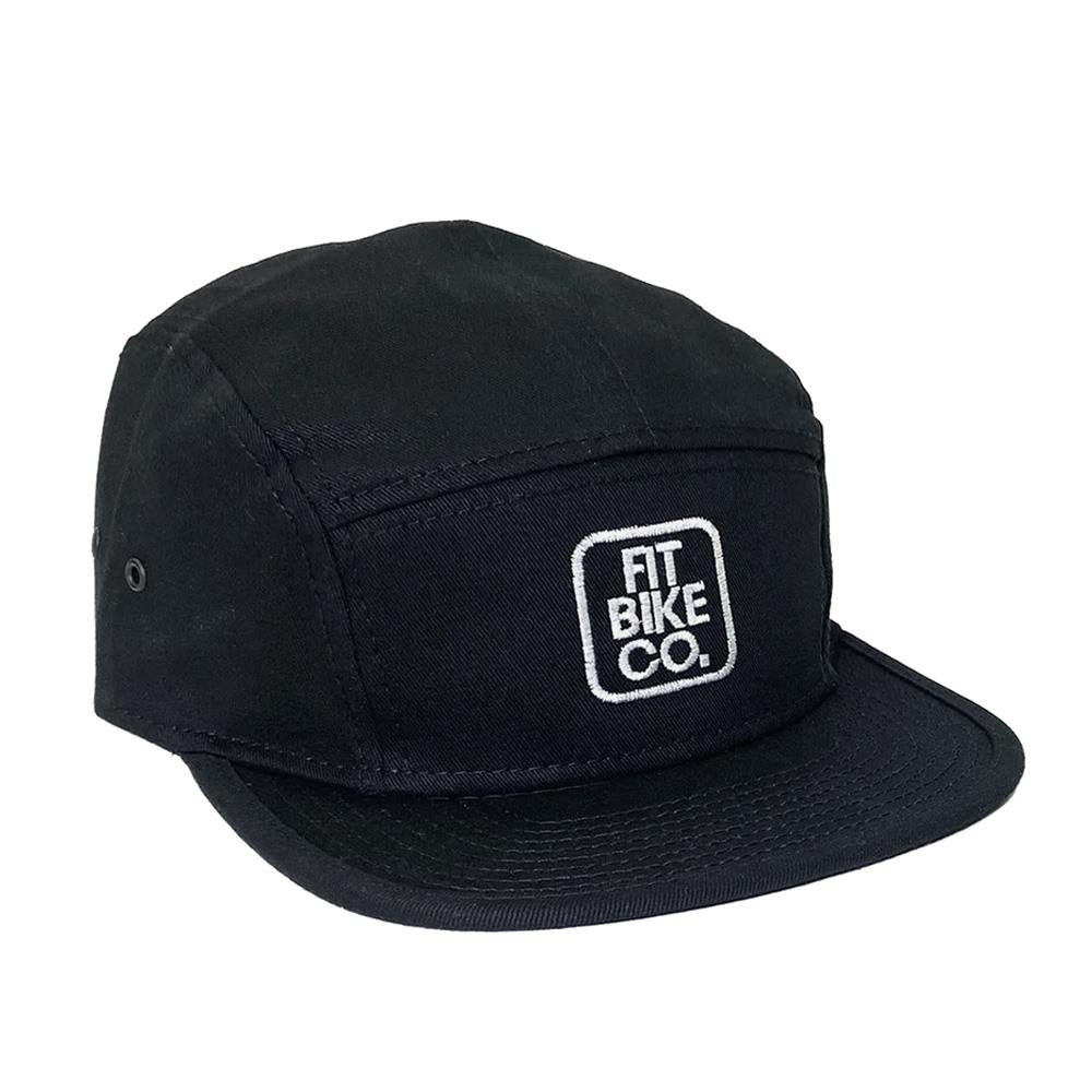 Fit Five Panel Camper Hat - Black