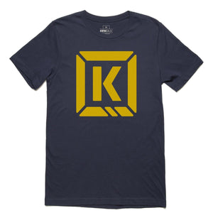 Kink Represent Camiseta - Navy/Gold