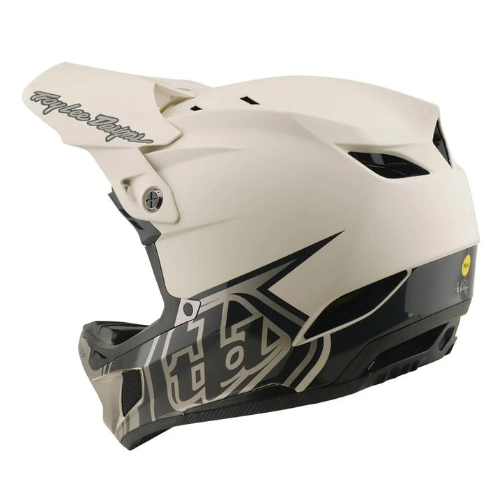 Troy Lee D4 Composite Race Helmet - Stealth Pumice