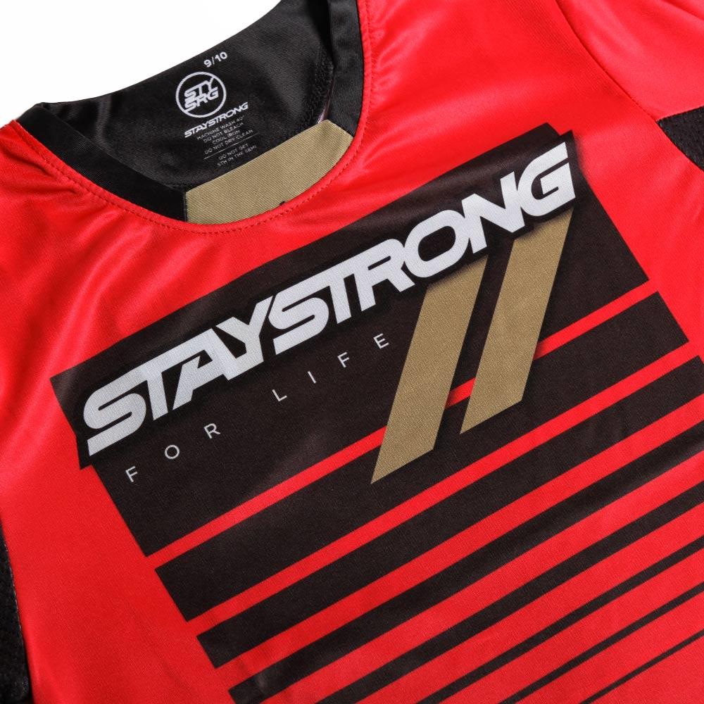 Red Source Stay Strong For Life Race Jersey - Red – Source BMX - EU