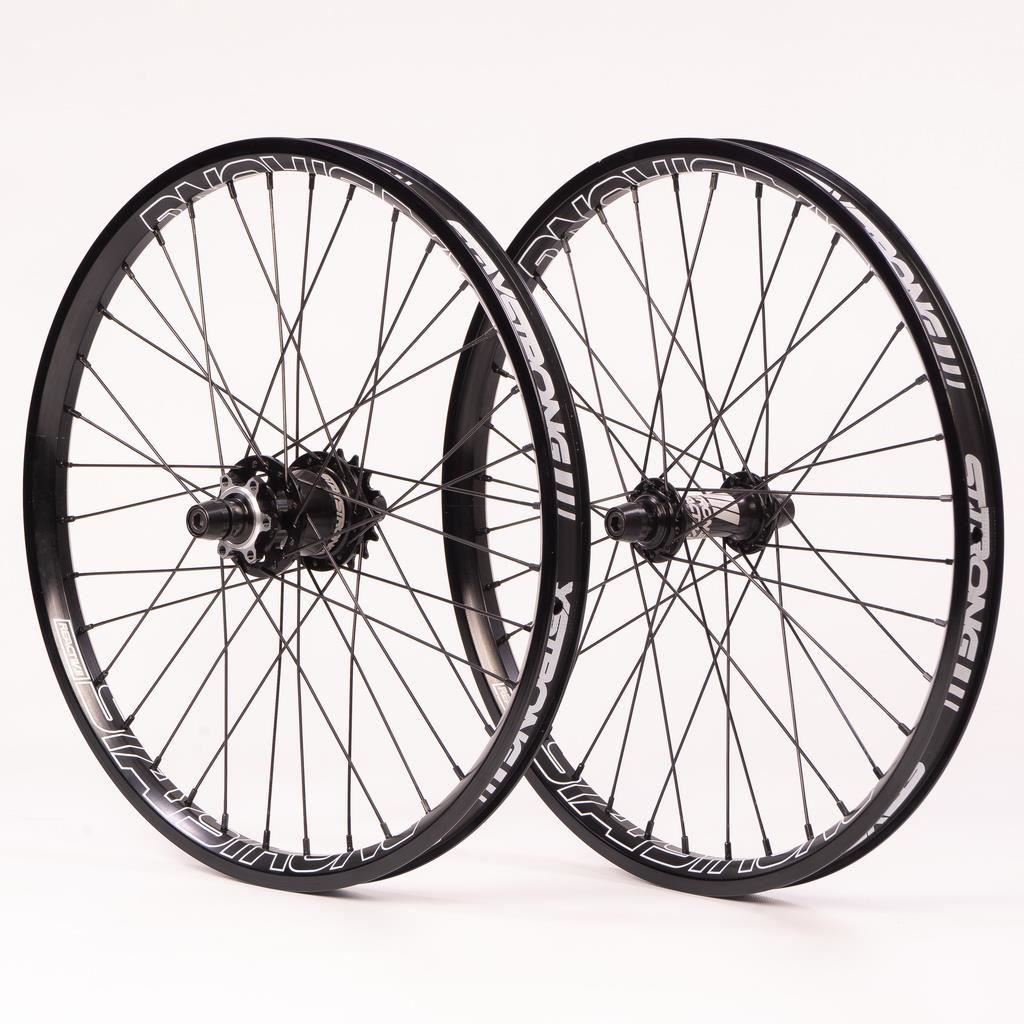 Stay Strong Reactiv 2 20" Disc Race Wheelset - Black/ 1.75"