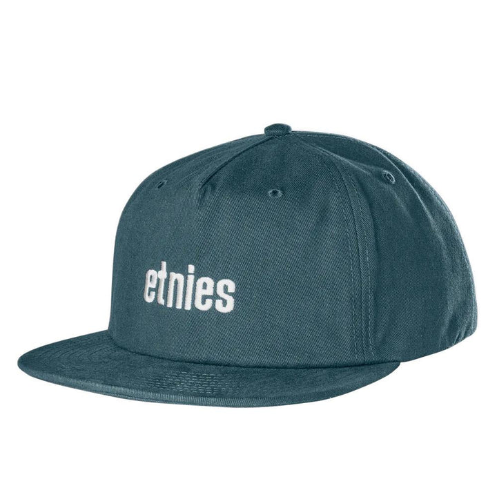 Etnies Icon Embroidery Snapback Cap - Indigo