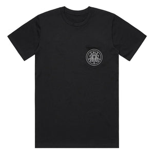 Cult Pentagram Pocket T-shirt - Black