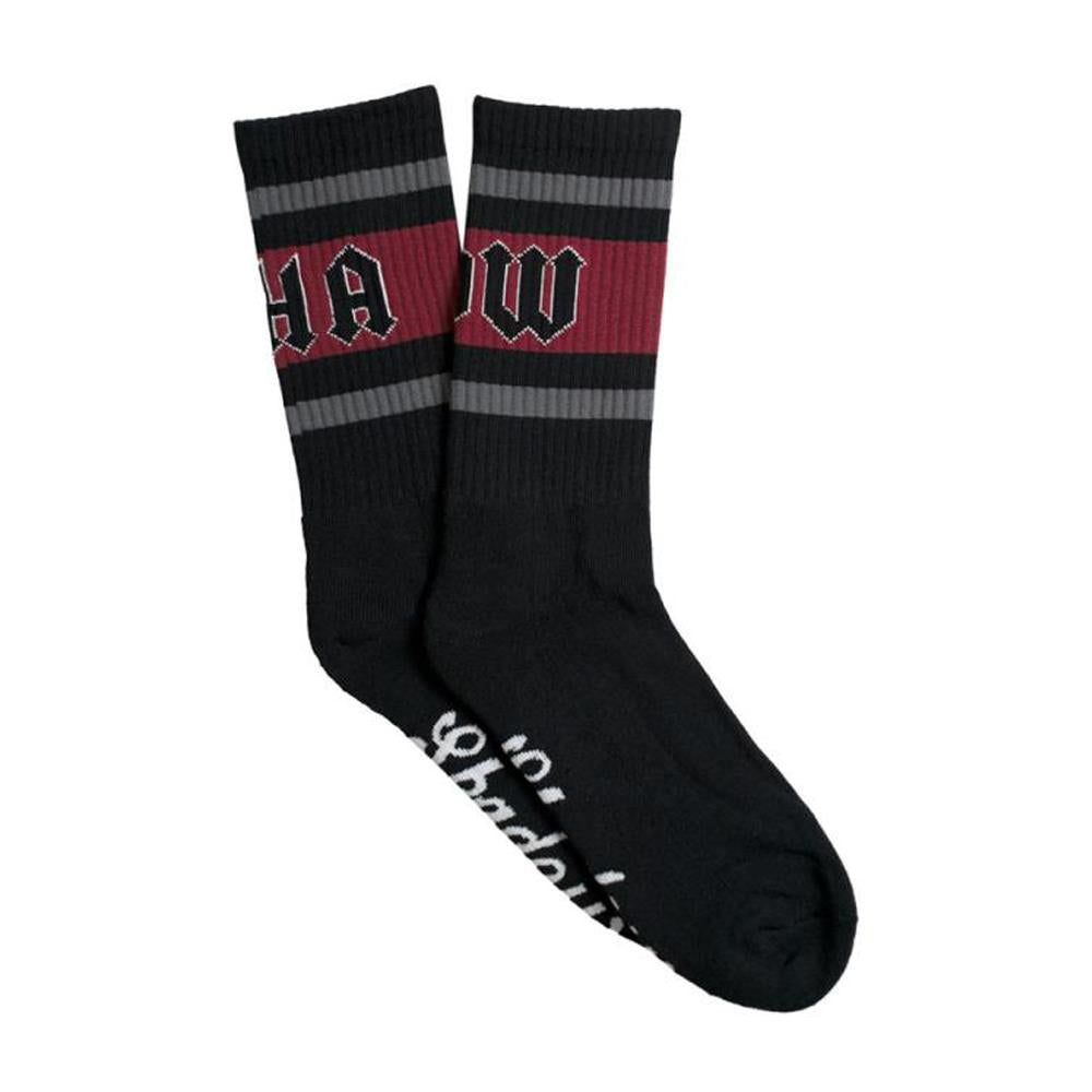 Shadow Benighted Crew Socken - Black/Red