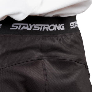 Stay Strong V3 Race Shorts - Black/White