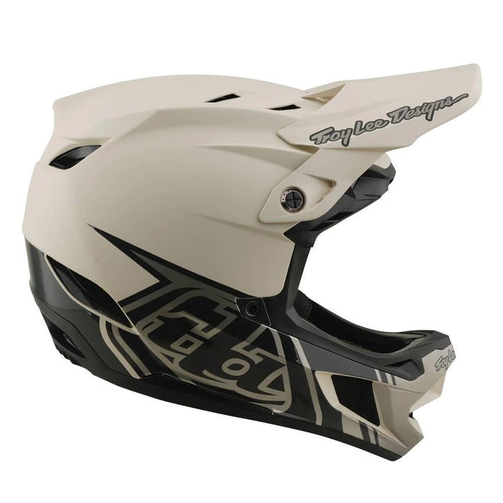 Troy Lee D4 Composite Race Helmet - Stealth Pumice