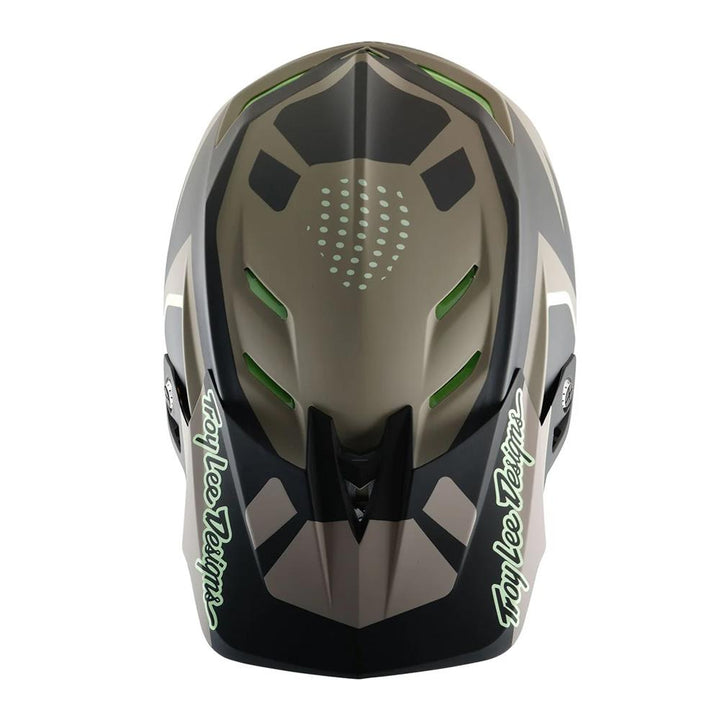 Troy Lee D4 Composite MIPS Race Helmet - Optic Timber