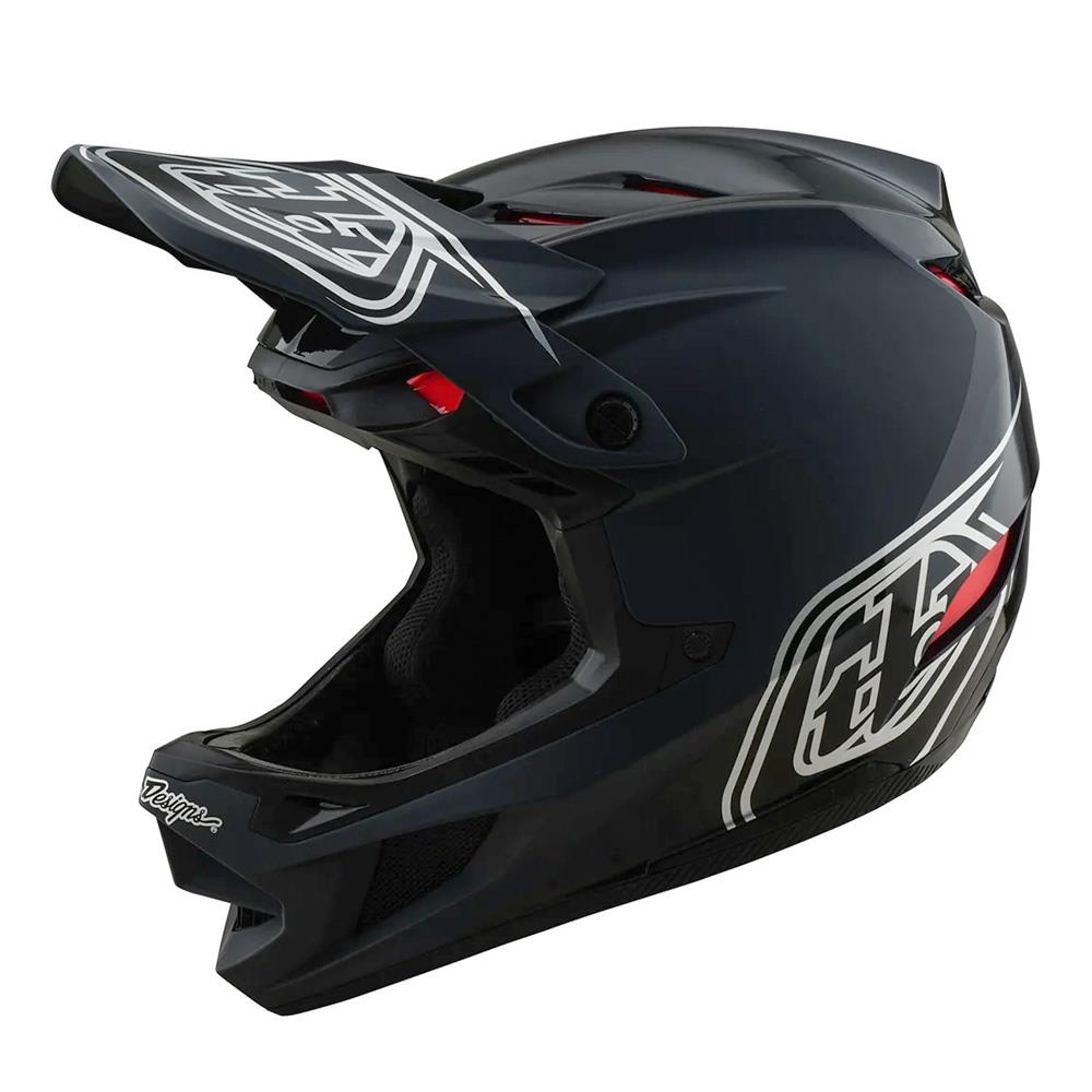 Troy Lee D4 Polyacrylate MIPS Race Helmet - Shadow Black