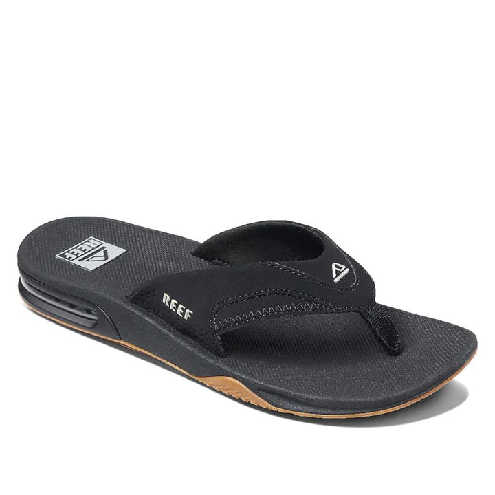 Reef Mens Fanning - Black/Silver