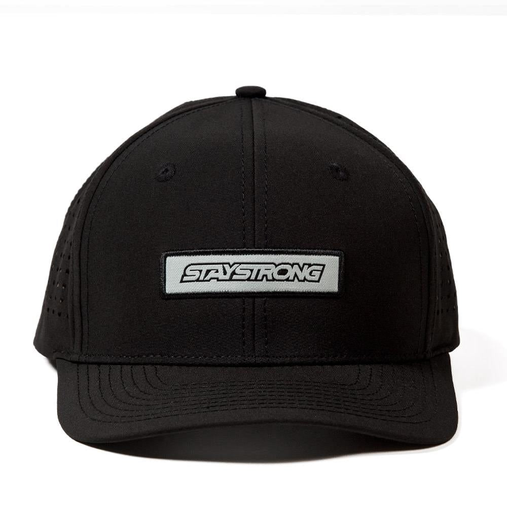 Stay Strong Word Patch Perf Cap - Black