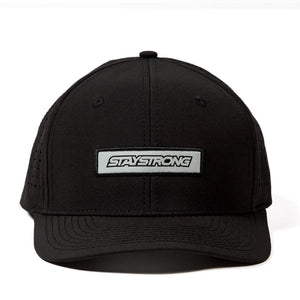 Stay Strong Word Patch Perf Cap - Black