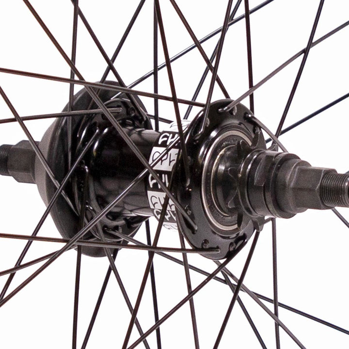 Cult Crew / Black Cinema 333 Custom Rear Freecoaster Wheel- RHD/Black