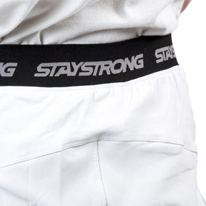 Stay Strong V3 Race Pants - White/Black