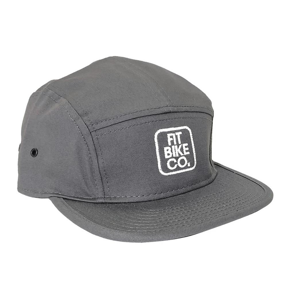 Fit Five Panel Camper Hat - Charcoal Grey