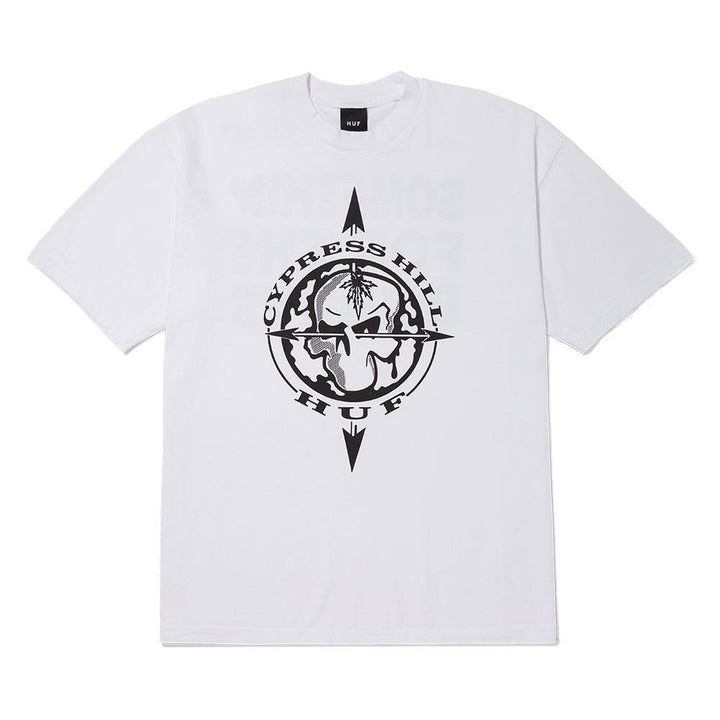 HUF x Cypress Hill Blunted Compass T-shirt - White