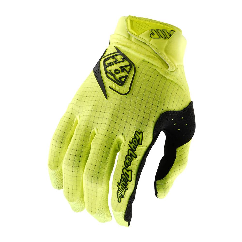 Troy Lee Air BMX Race Gloves - Mono Flo Yellow