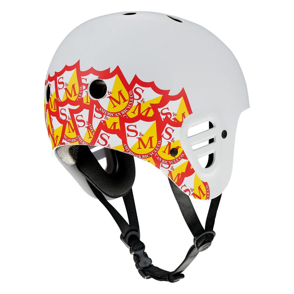 Pro-Tec Full Cut S&M Shield Helmet - Light Grey