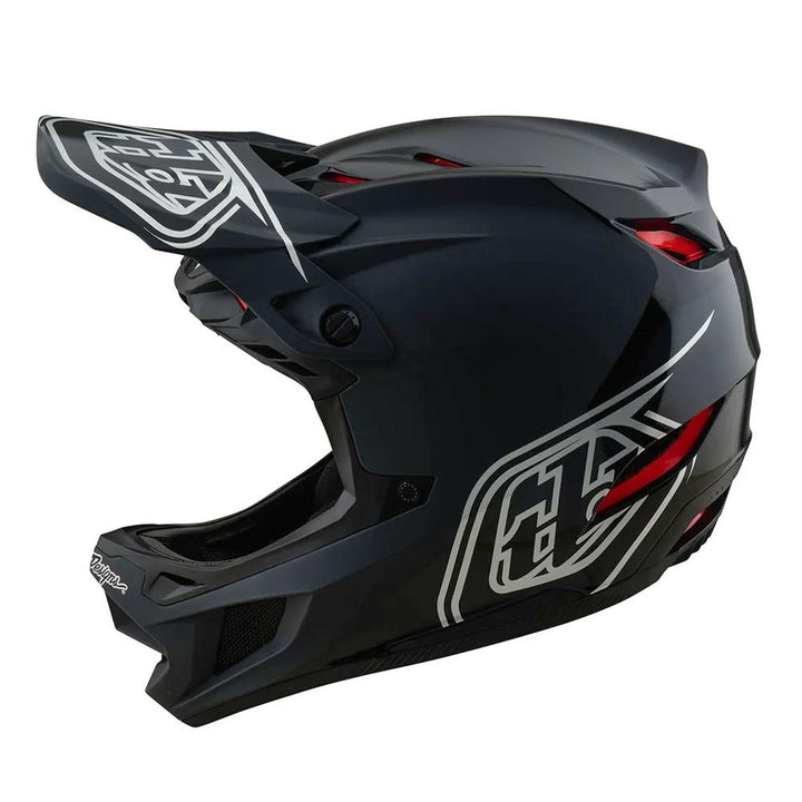 Troy Lee D4 Polyacrylate MIPS Race Helmet - Shadow Black