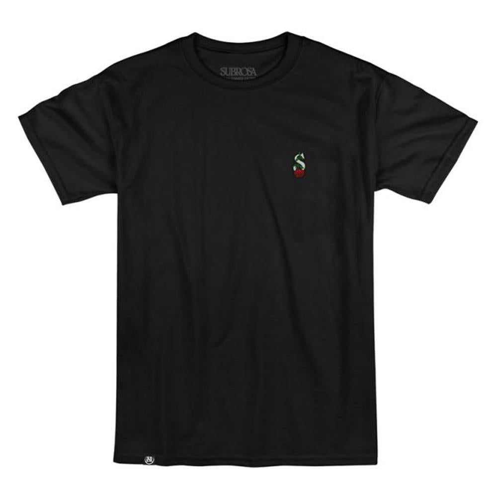 Subrosa Keepers Embroidery T-shirt - Black