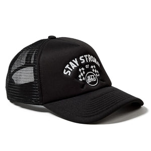 Stay Strong Speed ​​& Style Mesh Trucker Cap - Schwarz