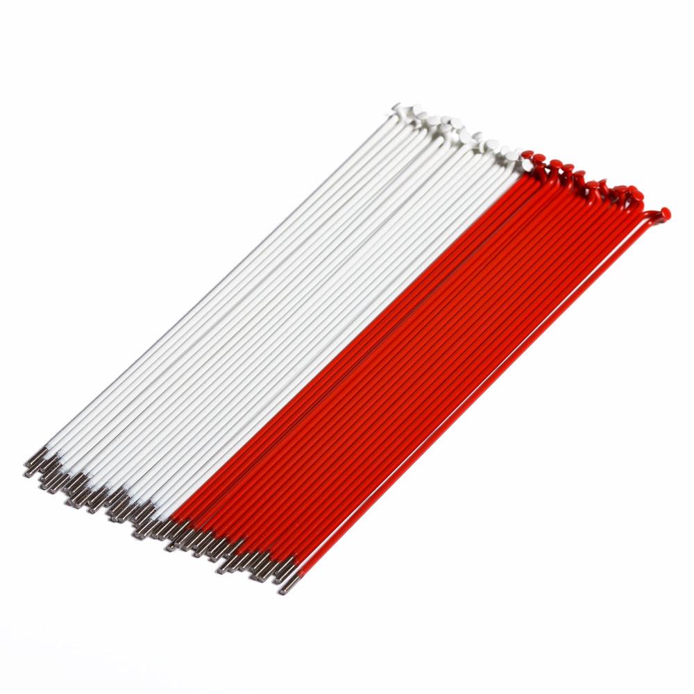 Source Spokes (Pattern 50 50) - White/Red