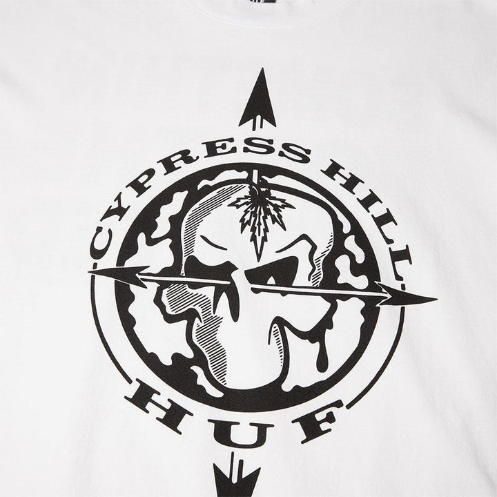 HUF x Cypress Hill Blunted Compass T-shirt - White