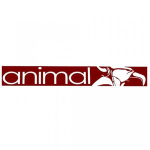 Animal 25in Street Sticker - Maroon