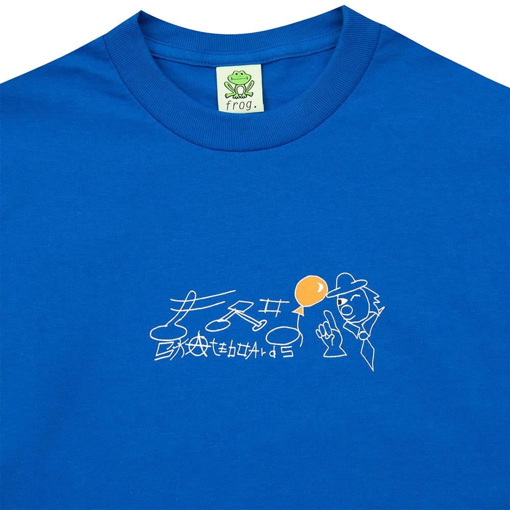 Frog Clown Long Sleeve T-Shirt - Blue