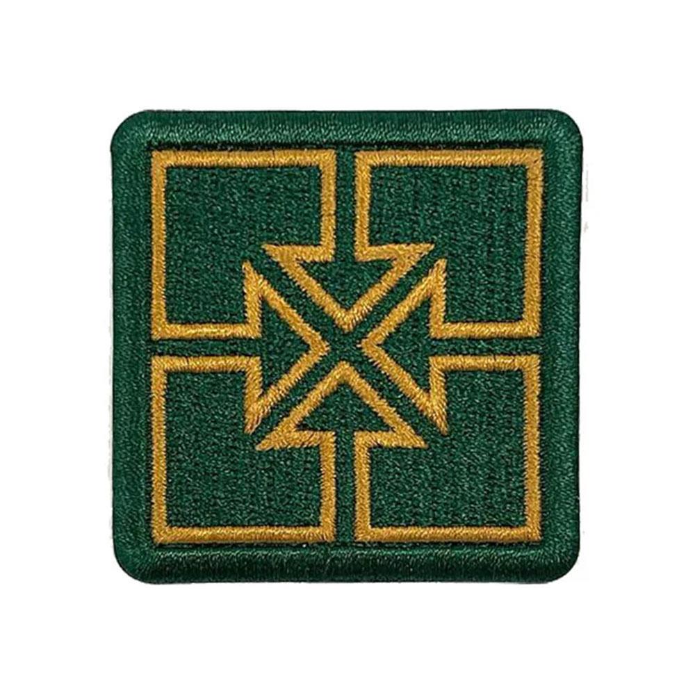 Fit Key 2'' Embroidered Patch - Green and Gold
