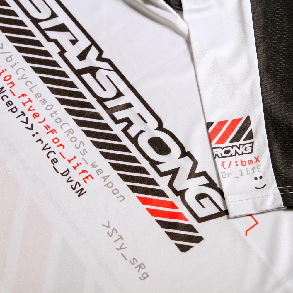 Stay Strong V5 Youth Race Jersey - White