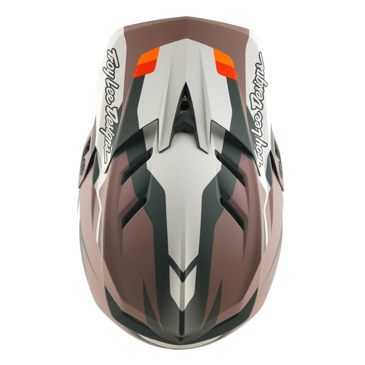 Troy Lee D4 Polyacrylite MIPS Race Helmet - Roamer Clay