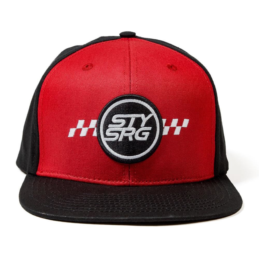 Stay Strong Icon Check Snapback Cap - Black/Maroon