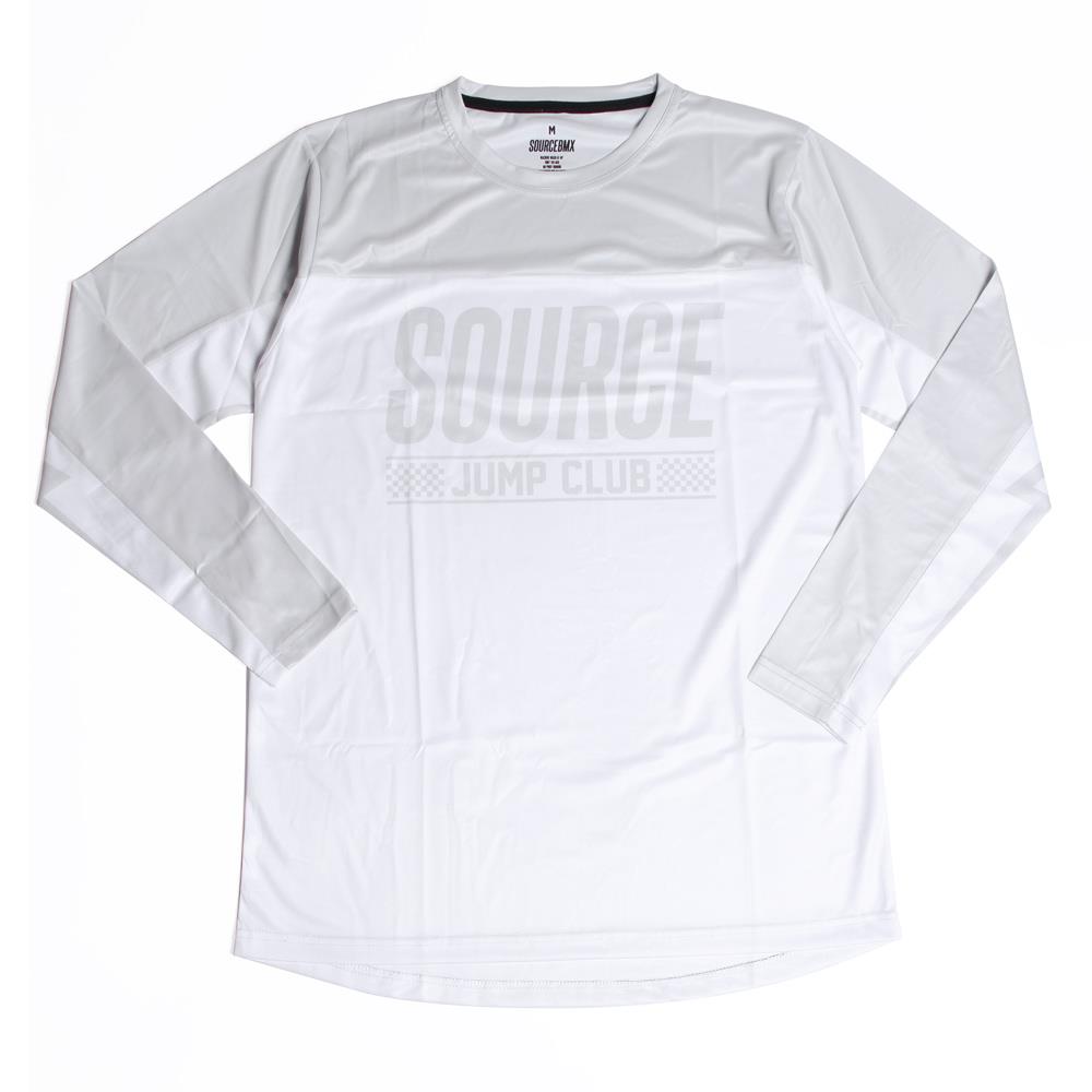 Source BMX x Jump Club Practice Race Youth Jersey - White