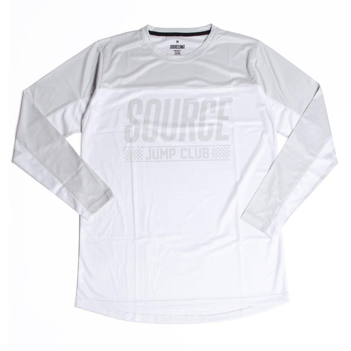 Source BMX x Jump Club Practice Race Youth Jersey - White