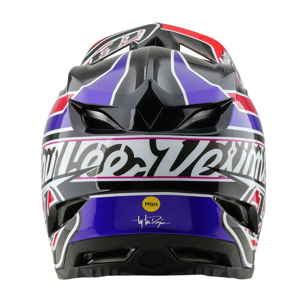 Troy Lee D4 Polyacrylate MIPS Race Helmet - Linear Black