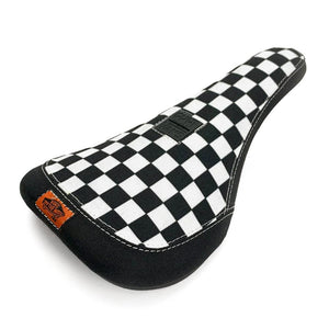 Cult x Vans Slip-On Slim Seat - Black and White Checkerboard with Black