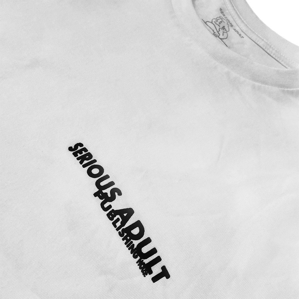 Serious Adult Pillarman T-Shirt - White
