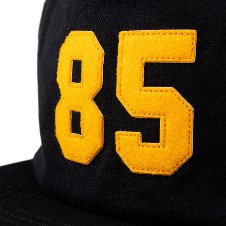 Odyssey '85 5 Panel hat - Black/Golden Rod