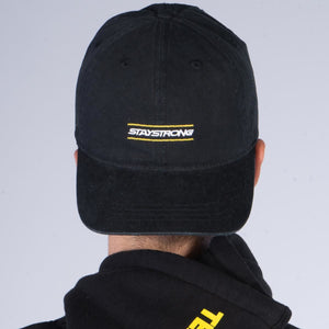 Stay Strong Inside Dad Cap - Black