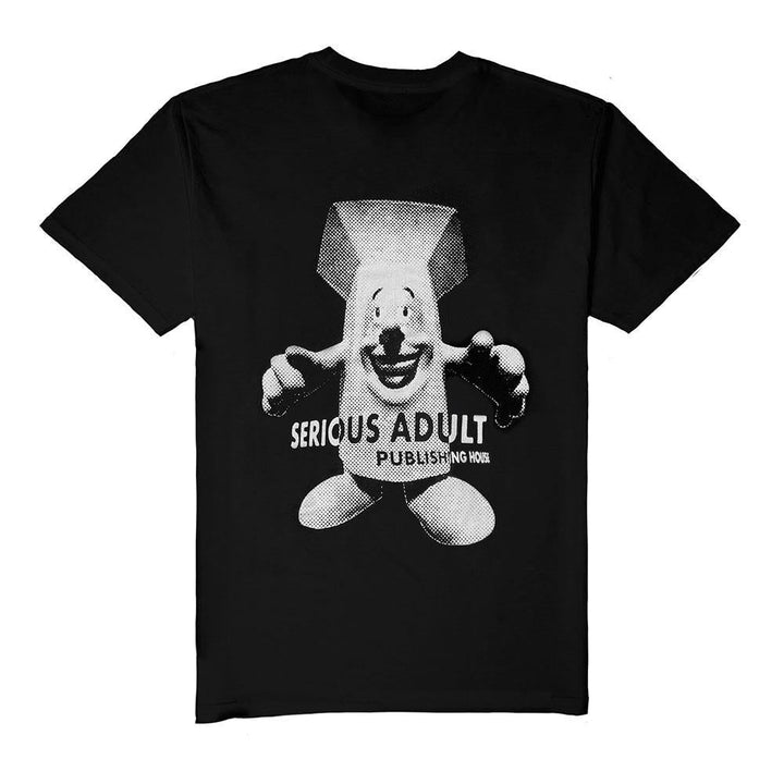 Serious Adult Pillarman T-Shirt - Black