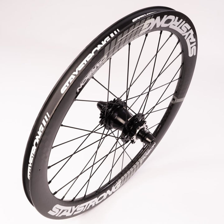 Stay Strong Carbon DVSN V3 20" Disc Jeu de Roue de Course - Carbon/ 1-1/8"