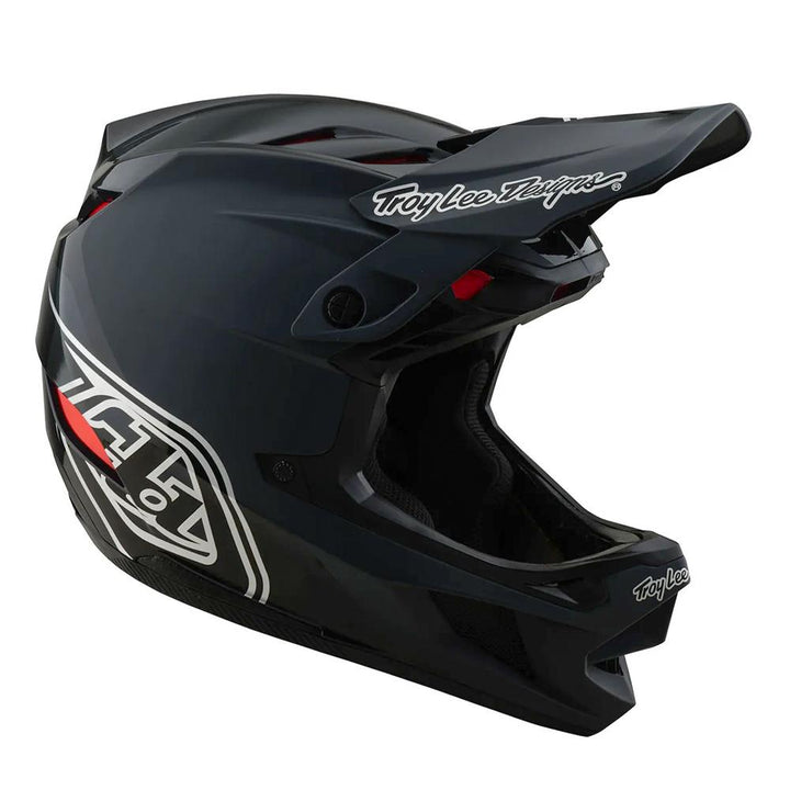 Troy Lee D4 Polyacrylate MIPS Race Helmet - Shadow Black