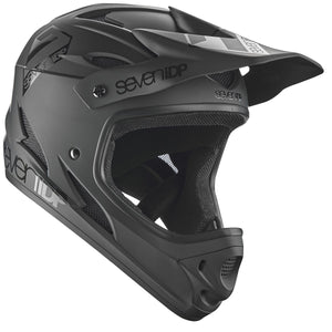 Seven iDP M1 Race Helm - Matt Black/Gloss Black