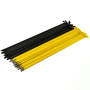 Source Stainless Spokes (40 Pack) - Black/Yellow