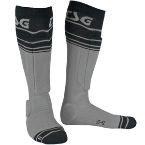 TSG Riot Sock - Grey Stripe