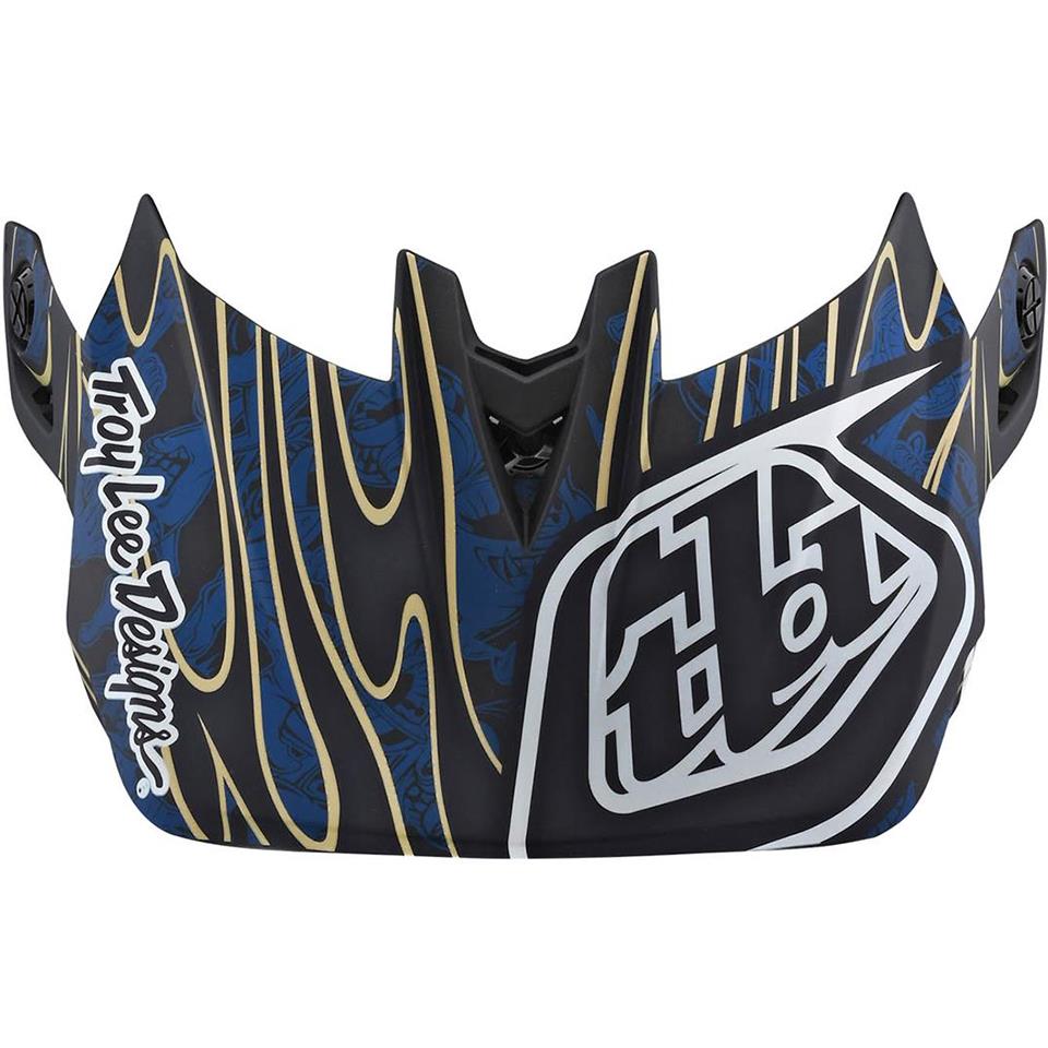Troy Lee D4 Carbon Race Helmet - Limited Edition Blue Eyeball