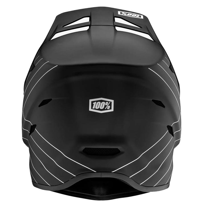 100% Status Youth Race Helm - Essential Black