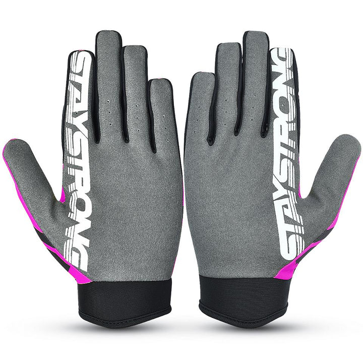 Stay Strong Chev Stripe Guanti - Pink
